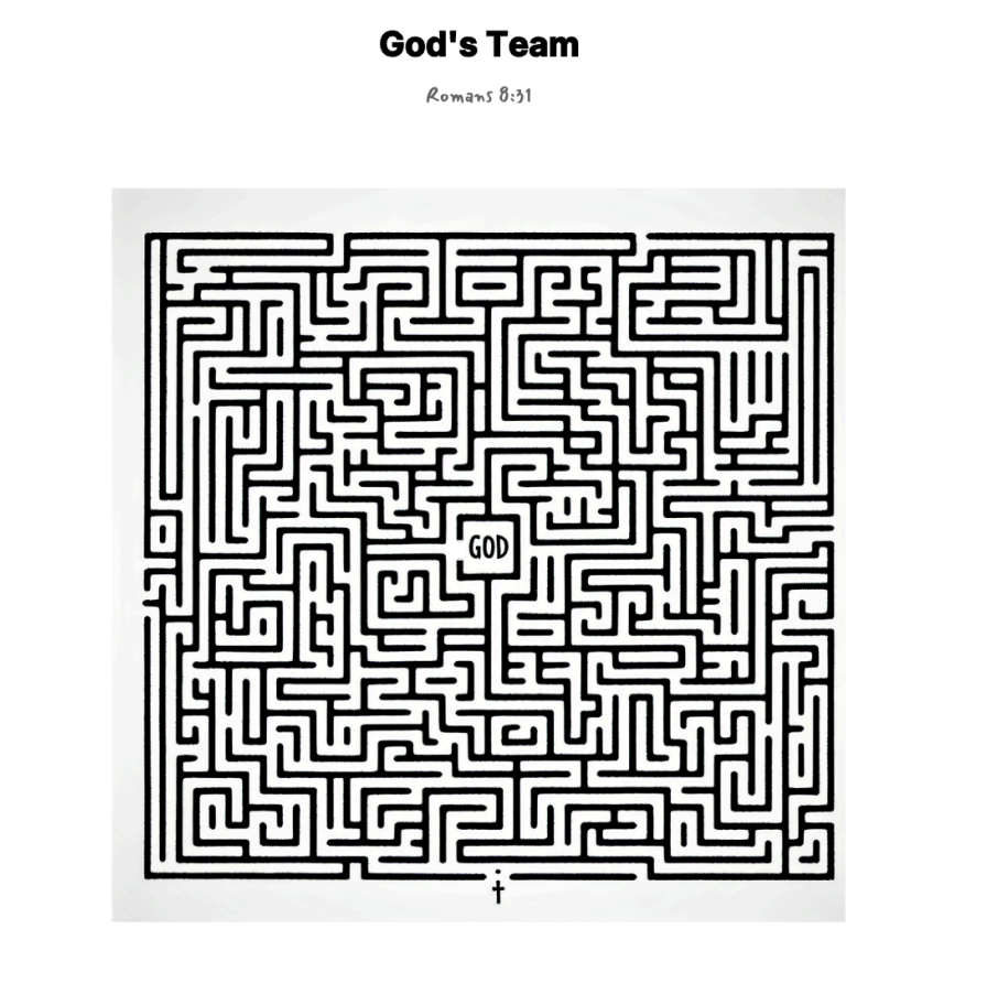 God's Team maze